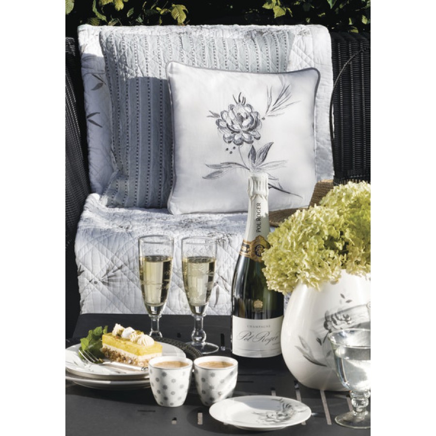 Блюдо для сервировки Aslaug white 12,5х24,5 см